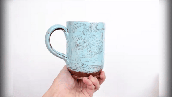 Premium Pet Mug - Blue