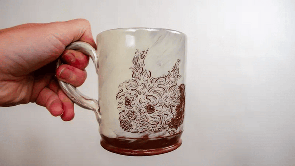 Premium Pet Mug - White PORTRAIT ON BOTH SIDES