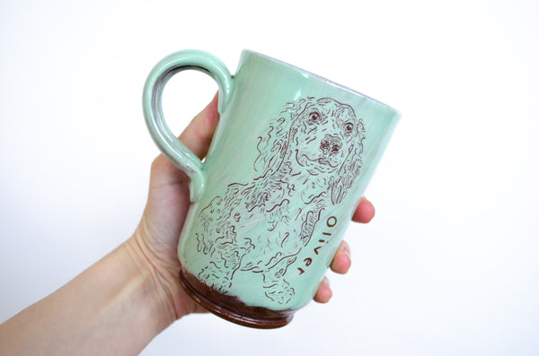 Premium Pet Mug - Seafoam