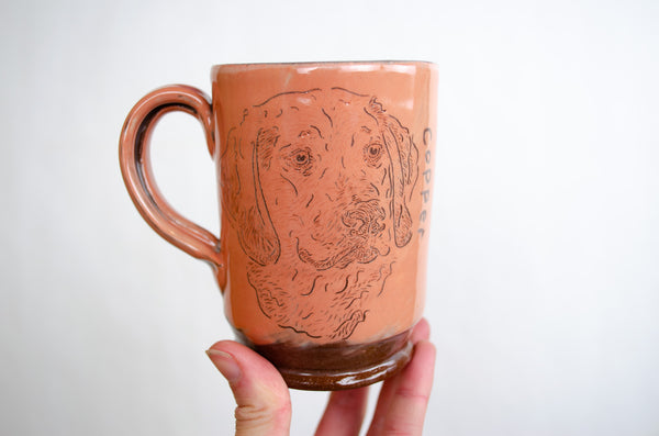 Standard Pet Mug - Coral