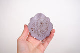 Scalloped Edge Ornament - Lavender
