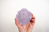 Scalloped Edge Ornament - Lavender