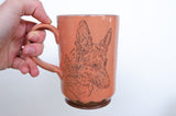 Standard Pet Mug - Coral