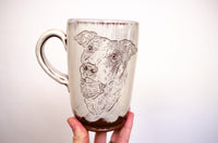 Premium Pet Mug - White PORTRAIT ON BOTH SIDES