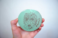 Smooth Edge Ornament - Seafoam