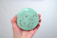 Smooth Edge Ornament - Seafoam