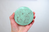 Smooth Edge Ornament - Seafoam