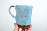 Standard Pet Mug - Blue