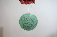 Smooth Edge Ornament - Seafoam