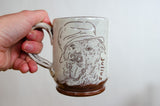 Premium Pet Mug - White PORTRAIT ON BOTH SIDES