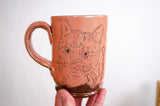 Standard Pet Mug - Coral