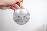 Smooth Edge Ornament - White