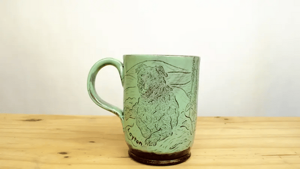 Premium Pet Mug - Seafoam