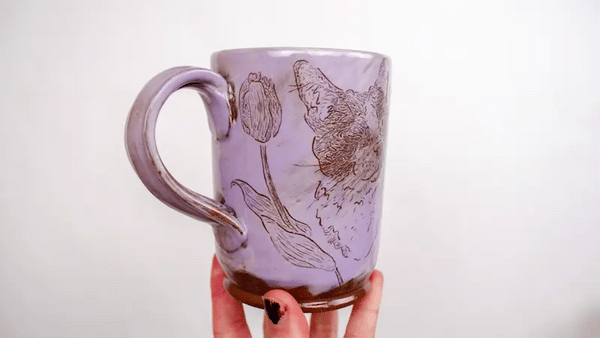 Premium Pet Mug - Lavender
