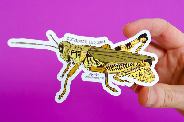 Sticker: Differential Grasshopper
