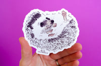 PRE ORDER Sticker: Hedgehog
