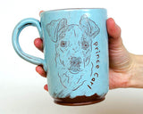 Custom Pet Mug - Light Blue